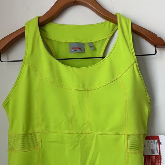 Athleta Yellow PR Tennis Tank Top S - Picture 3 of 14